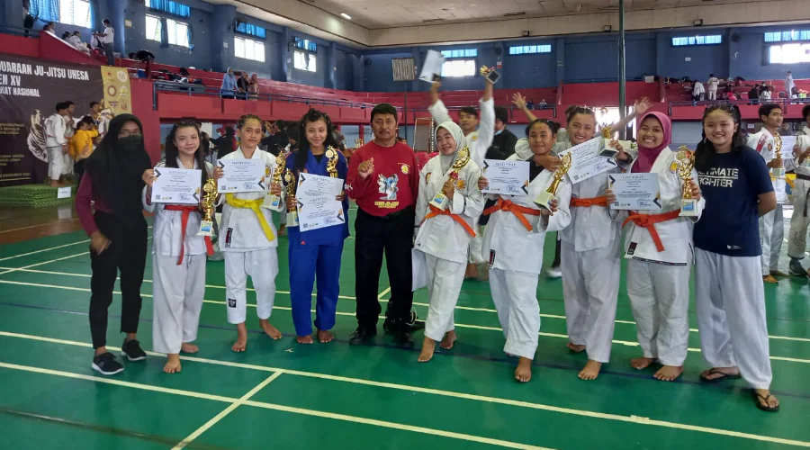 Gambar Berita Four UM Surabaya Borong Athletes Win at the 2021 National Jujitsu Event