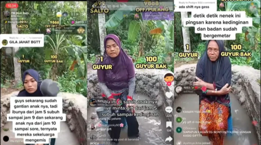 Gambar Artikel Begging Online Viral Mud Bath on Tik Tok, UM Surabaya Lecturer Gives This Response